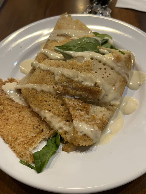 This is a half portion!  at Give a Crepe in Erie