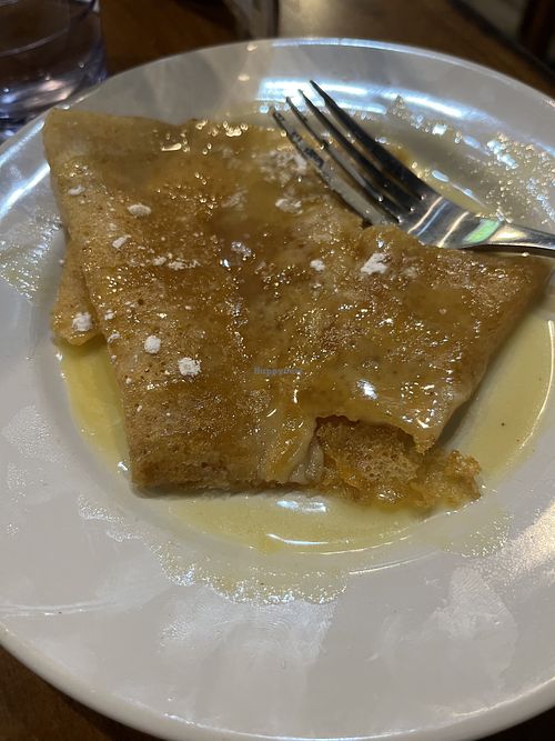 This is a half portion!   at Give a Crepe in Erie