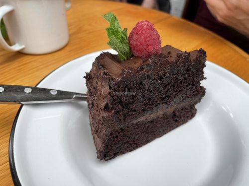 Vegan chocolate cake at Beef & Liberty Burgers - Stanley in Hong Kong Island