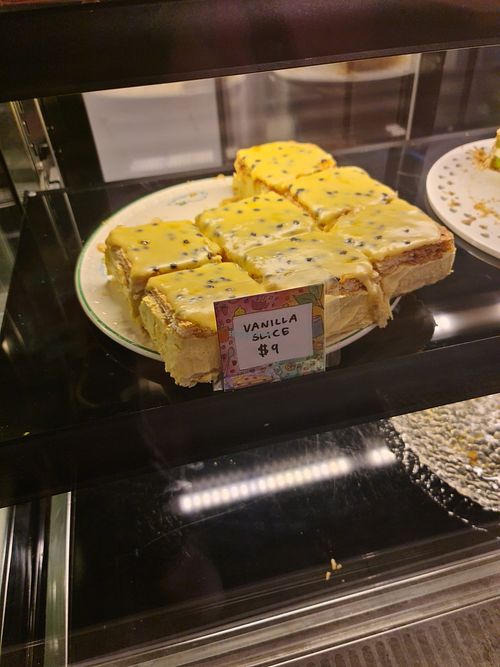 Vanilla slice at Gloria in Brunswick