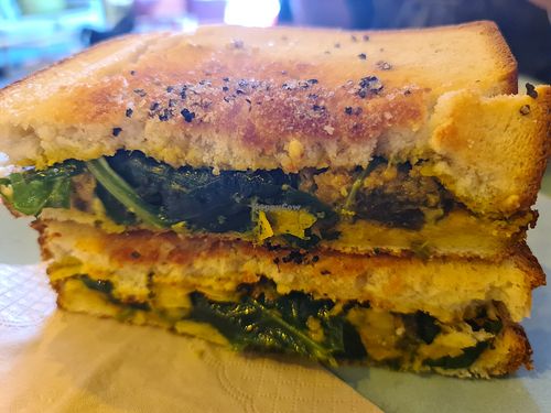 Tofu toastie at Gloria in Brunswick