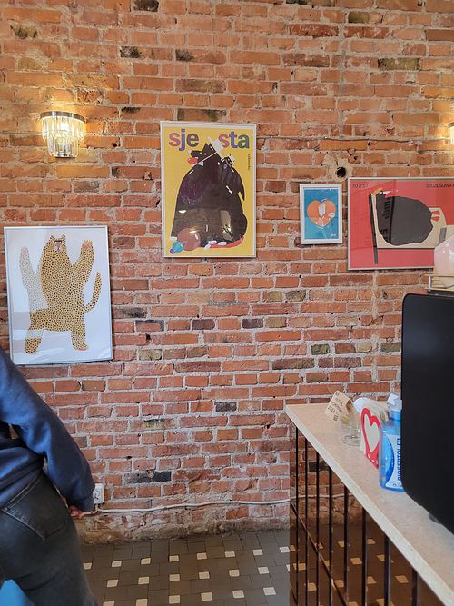 Inside at Baja Wegańska Cukiernia in Warsaw