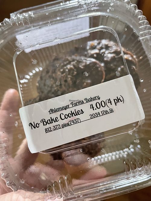 Vegan No Bake Cookies  at Ahlemeyer Farms Bakery in Columbus