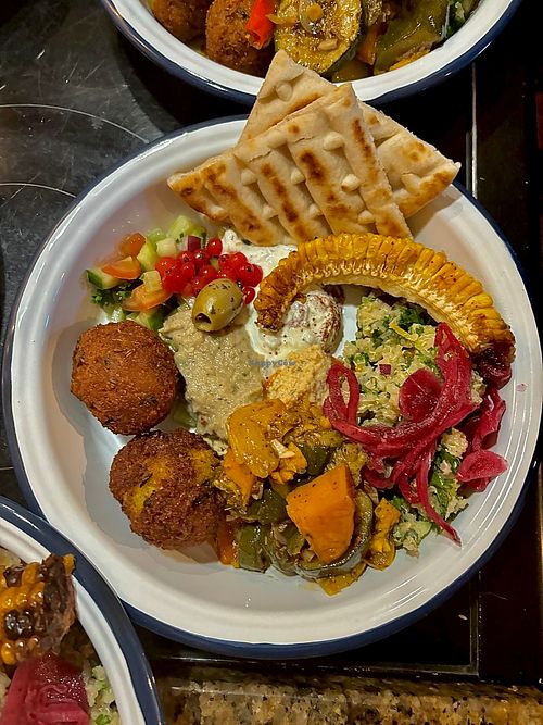 Plant based Moroccan meze bowl  at Biffen's Kitchen in Croyode
