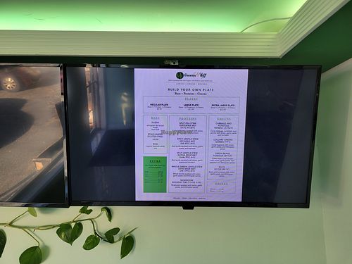 Menu at Greens N Teff in Arlington