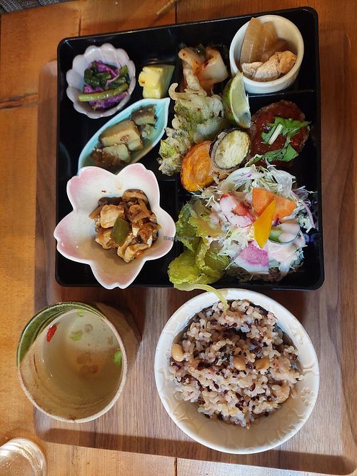 Set menu at Cafe Ren - Nakagyo in Kyoto