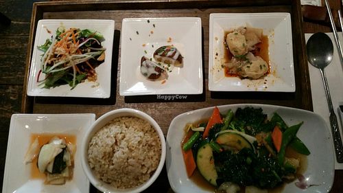 Vegan Lunchbox at Franchia Vegan Cafe in New York City