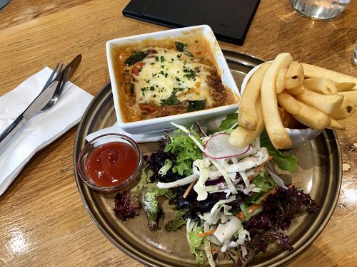 Vegan lasagne  at The Phoenix in Tauranga