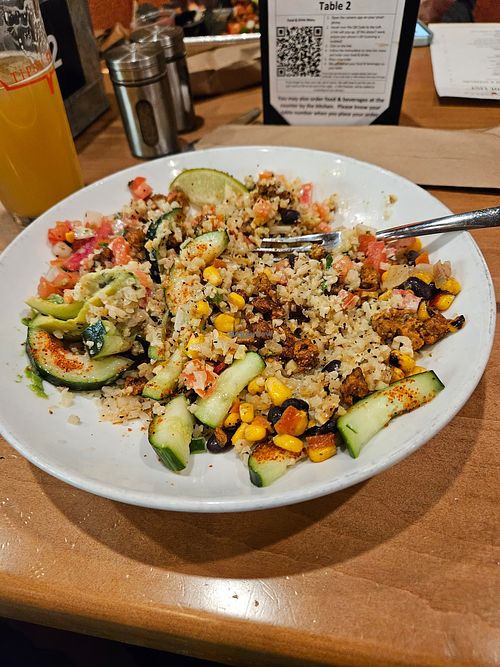 Chorizo bowl at The Tipsy Steer in Minneapolis