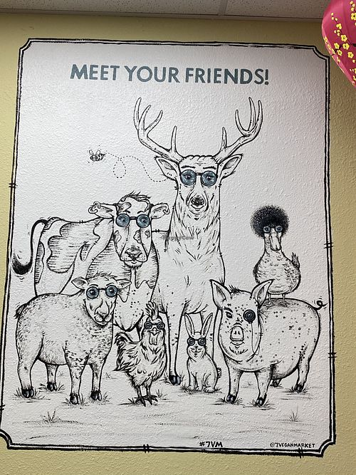 Decor  at Urthly Vegan Market in Garden Grove