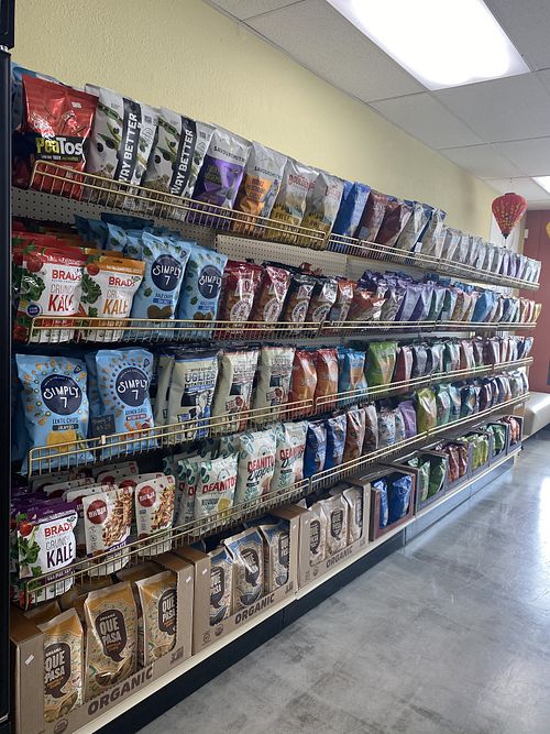 Snacks at Urthly Vegan Market in Garden Grove