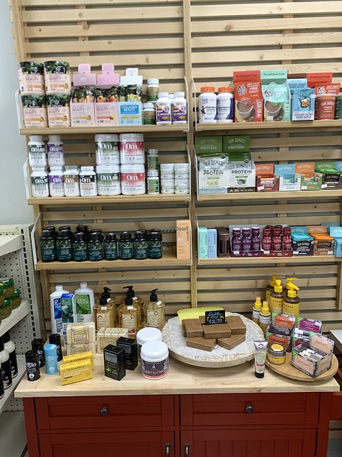 Vegan beauty products  at Urthly Vegan Market in Garden Grove