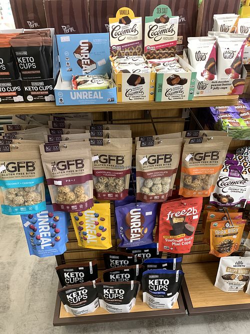 More snacks and chocolate treats at Urthly Vegan Market in Garden Grove