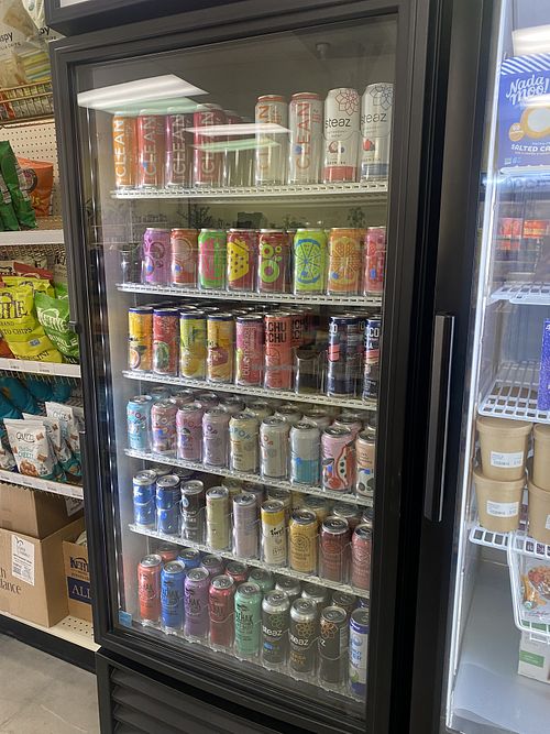 Clean Energy Drinks  at Urthly Vegan Market in Garden Grove