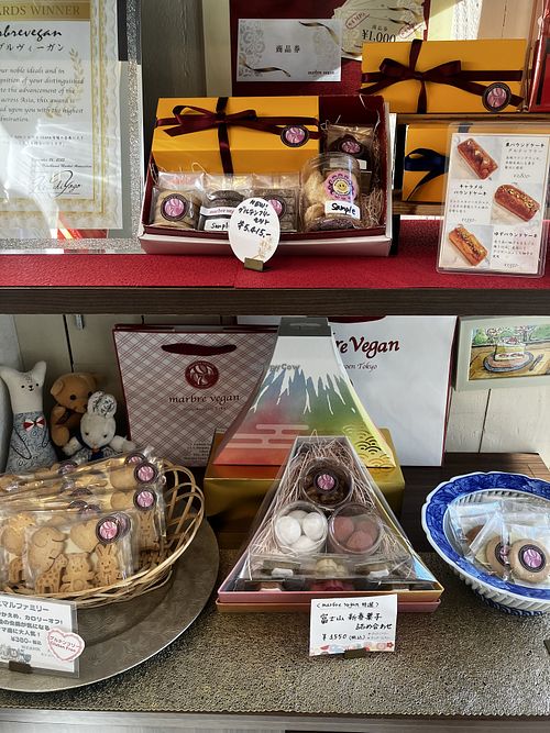   at Marbre Vegan in Tokyo