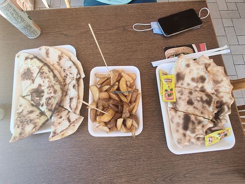 Vegan spread at Yummy bite - لقمة هنية in Wadi Musa