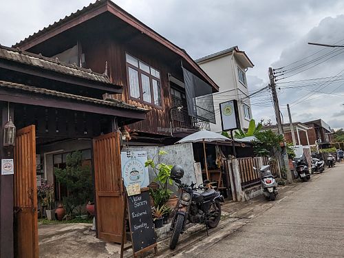 exterior at Vegan Society in Chiang Mai