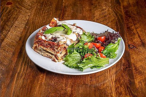 Lasagna at Food Flow in Lisbon