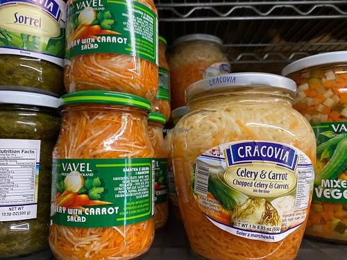 Lots of pickled vegetables  at Staropolska Kuchnia in New Port Richey