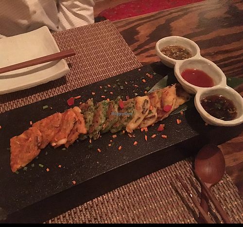 pancake trio at HanGawi in New York City