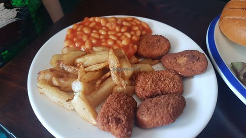 Kids meal (vg) at The Top House in Filey