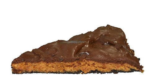 Peanut butter and chocolate slice at Vegan in Heaven in Amadora