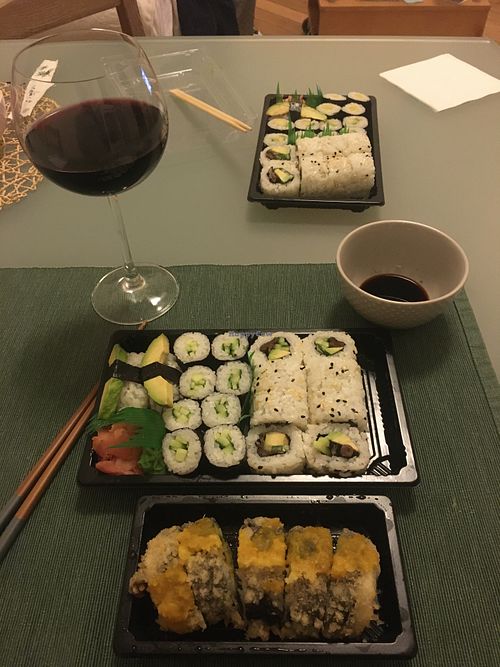 Sushi box at Little Geisha Can Cook in Budapest