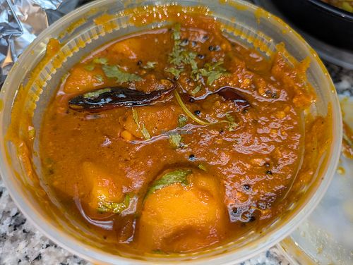 Potato vindaloo at Mint Indian Bistro - Spring Valley in Las Vegas