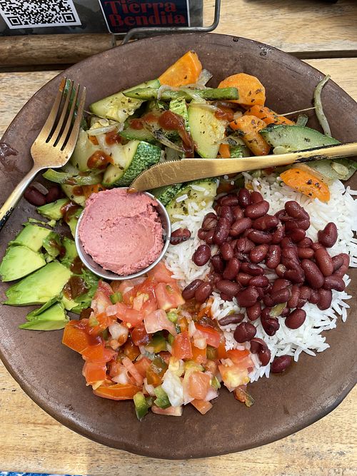 Vegan Gallo Pinto   at Tierra Bendita in Tamarindo
