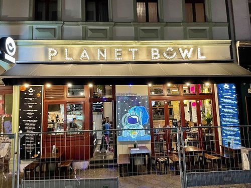 street at Planet Bowl in Berlin