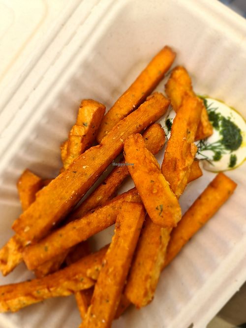 Fancy Pants Panise: chickpea fingers with aloi at Twinkle Town  in Port Douglas