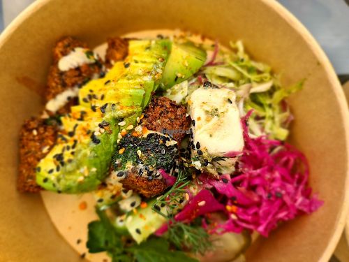 Falafel bowl at Twinkle Town  in Port Douglas