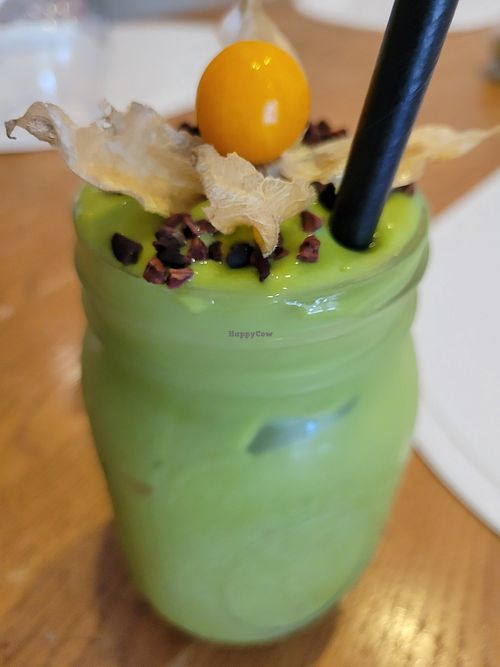 Green machine smoothie at Origin Cafe in Noord