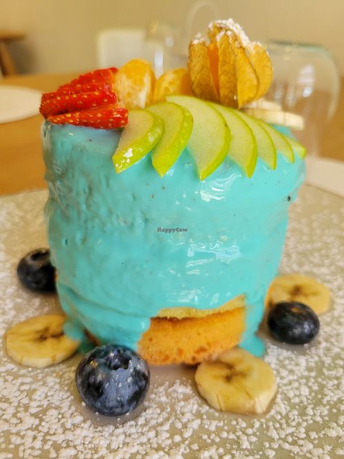 Fluffy pancakes at Origin Cafe in Noord