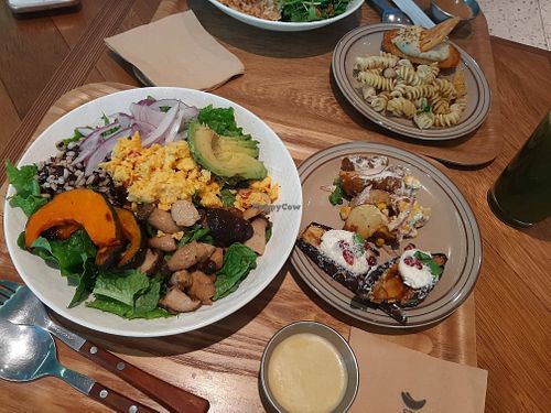 vegan scramble eggs at Pig in the Garden - Gangnam in Seoul