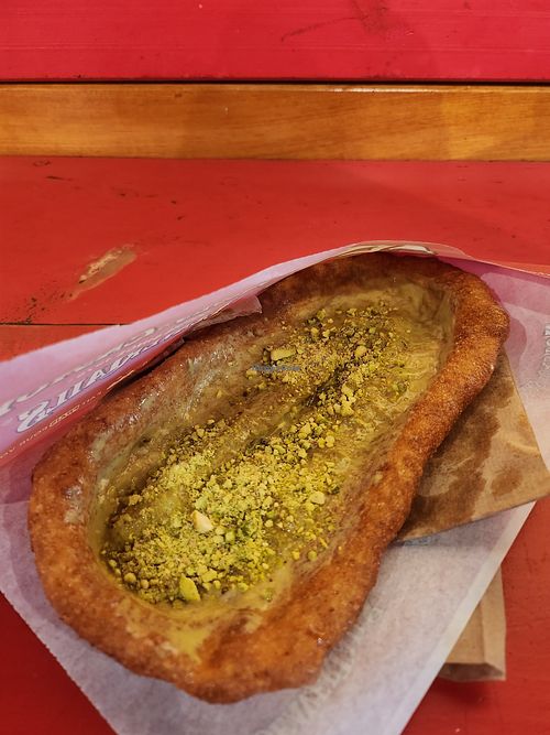 Pistachio no honey at BeaverTails in Jasper