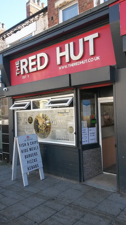 The Red Hut front at The Red Hut in South Shields