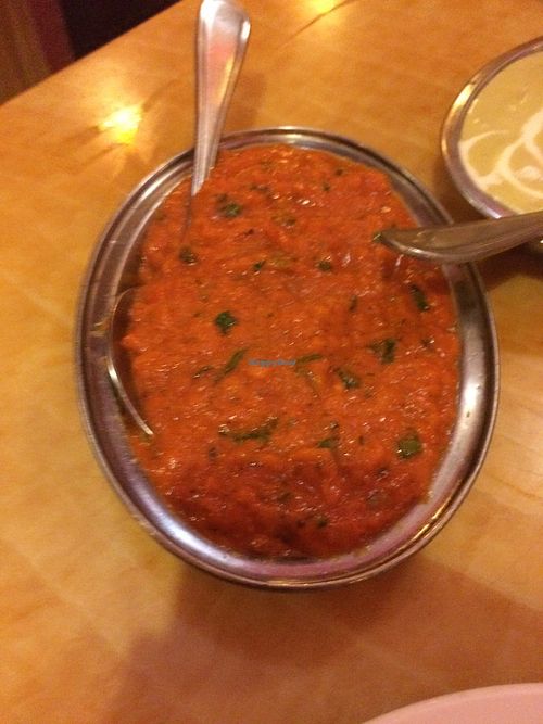 Eggplant and tomato at Delhi Darbar in Xian
