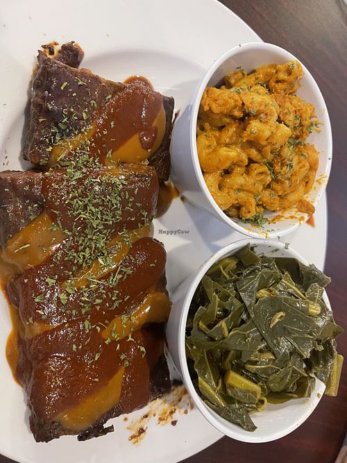 Rib dinner   at KraVegan in Jacksonville