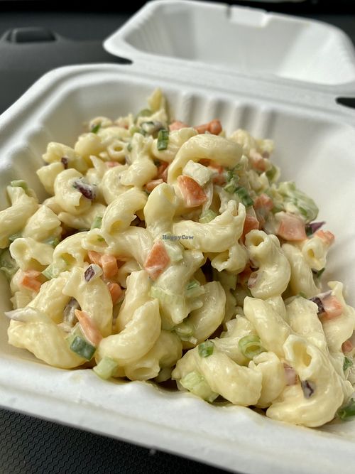 Mac Salad at Naughty Vegan Panda in Pasadena