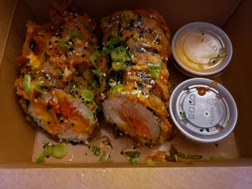 Sumo rolls!! at Naughty Vegan Panda in Pasadena