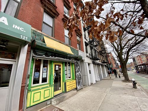 outside  at The Organic Grill in New York City