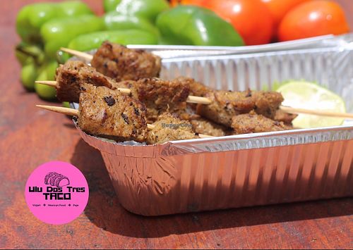 Mishkaki  at Ulu Dos Tres Taco in Zanzibar