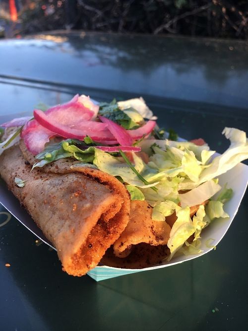 Potato Tacos at El Veganito in La Mesa