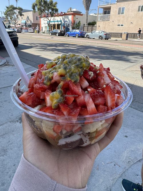 Acai Bowl w Peanut Butterr  at Juice Wave in San Diego