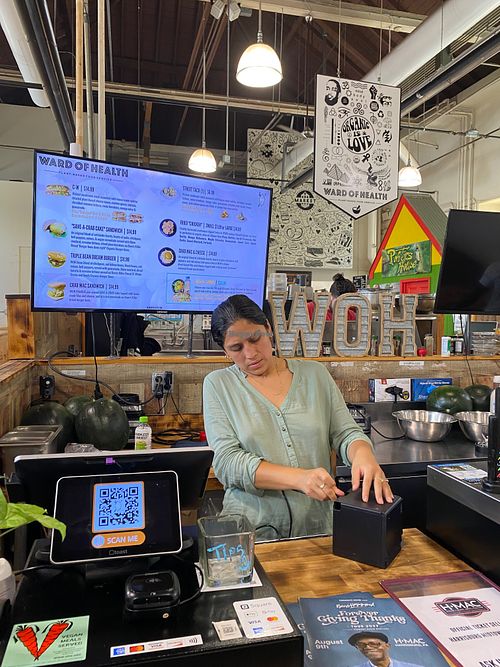 Ward of Health order counter. at Ward of Health in Harrisburg