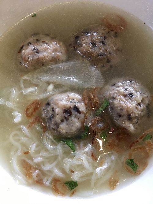 Bakso jamur   at Bali Botanical Kitchen in Ubud
