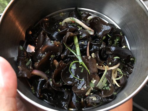 BYOC during HA- Black fungus cold dish at iVegan 爱素 - Thomson Plaza in Central Singapore