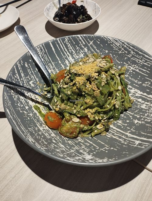 Love this pasta make with fresh ingredients  at iVegan 爱素 - Thomson Plaza in Central Singapore
