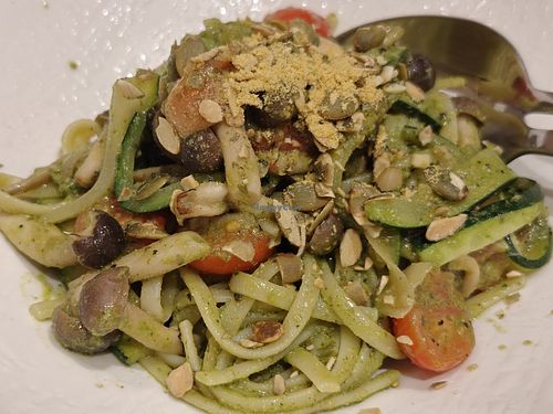 Linguine pasta at iVegan 爱素 - Thomson Plaza in Central Singapore